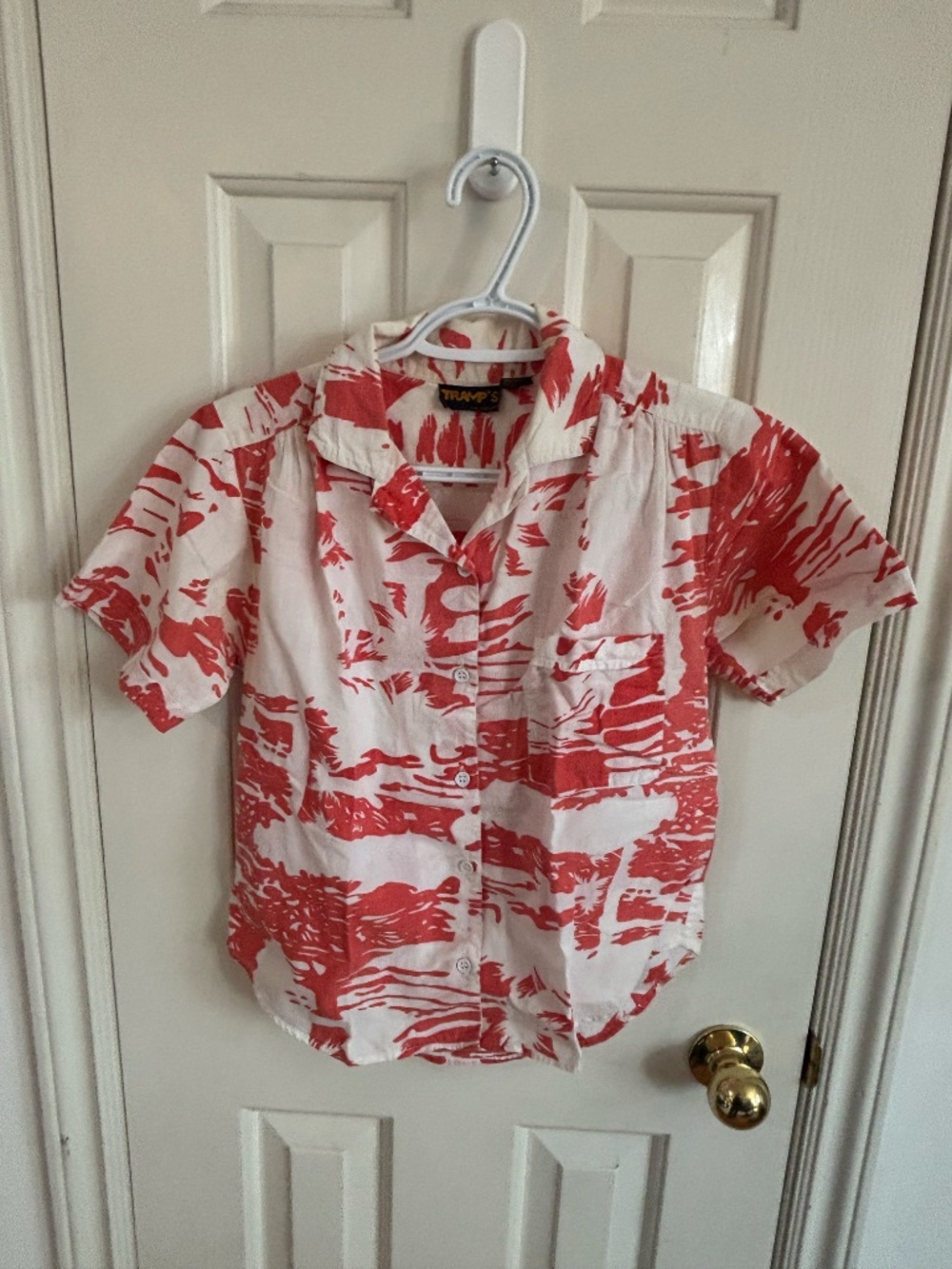 vintage button up pattern shirt Hawaii *accepting offers